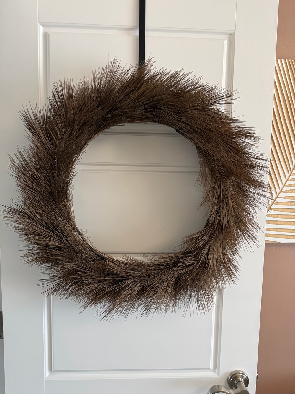 CB2 Faux Bronze Pine Wreath - Brown - Picture 2 of 3